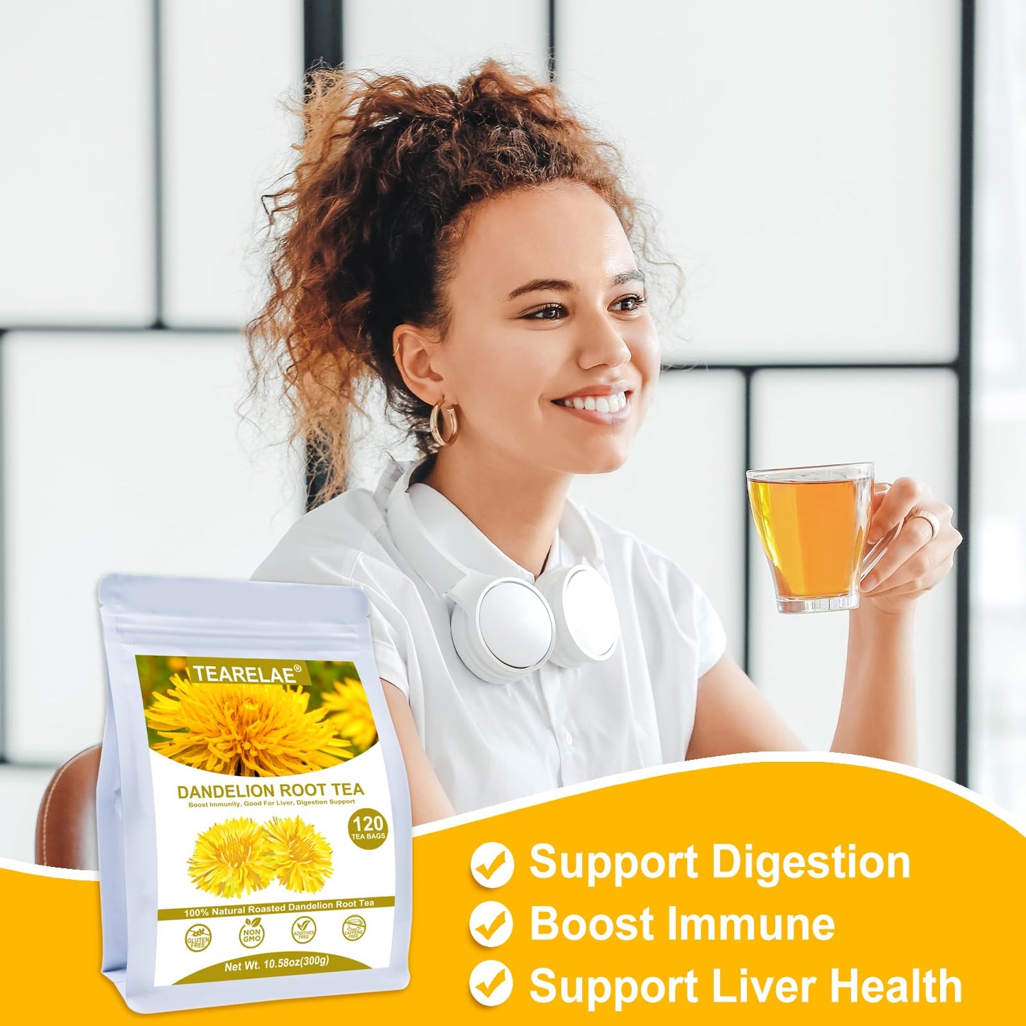TEARELAE Blooming Tea Flowers - 12pcs Individually Sealed Flowering Tea Balls - Hand-Tied Natural Green Tea Leaves & Edible Flowers - Gifts For Tea Lovers