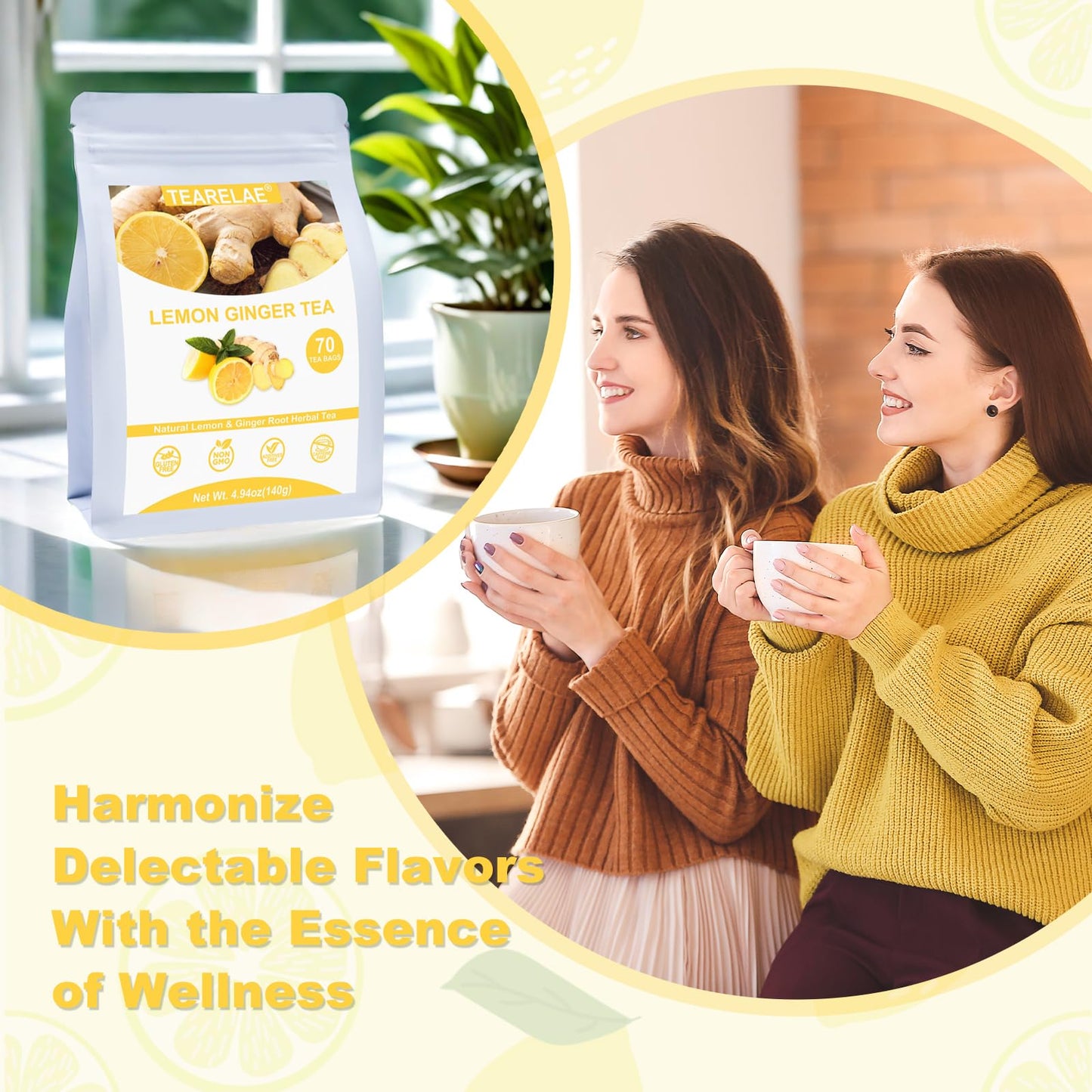 TEARELAE Blooming Tea Flowers - 12pcs Individually Sealed Flowering Tea Balls - Hand-Tied Natural Green Tea Leaves & Edible Flowers - Gifts For Tea Lovers