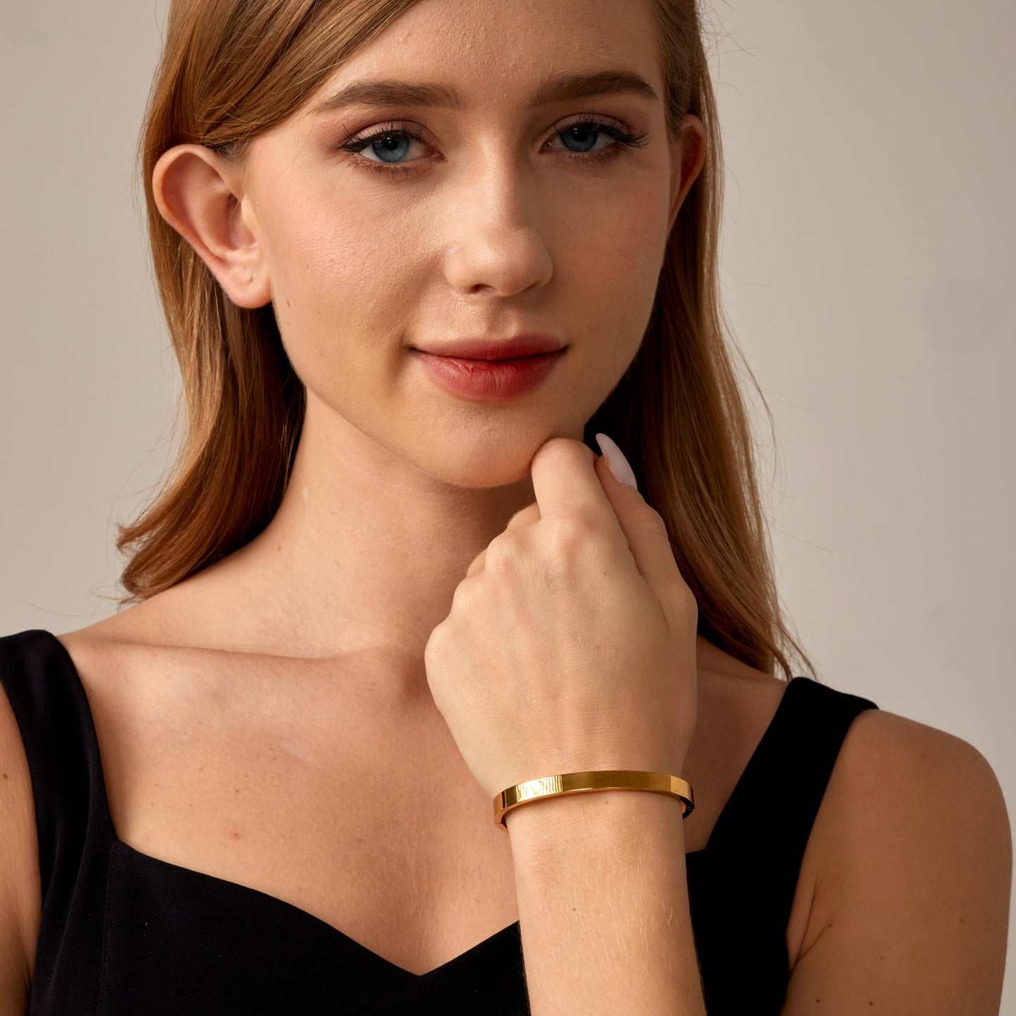 Gold bracelet for Women 18K Gold Plated Bamboo Watch Band Star Labyrinth Bangle Bracelets Dainty Stainless Steel Jewelry Gifts